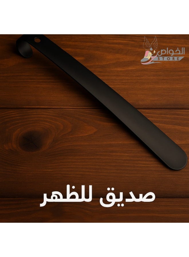 Slip N Go Stainless Steel Shoe Horn Durable Metal Shoe Helper Easy Back Friendly Design Perfect Length and Width Hanging Shoe Horn for Men Women Kids - Image 5